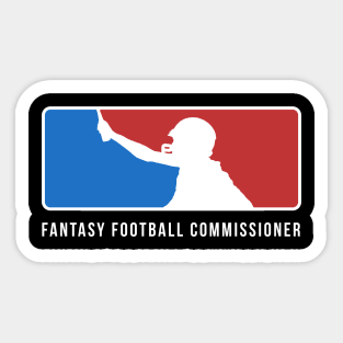 Fantasy Football Beer Logo Tee Sticker